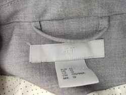 H&M Damensakko grau - 42 - Bild 4