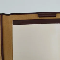 Echt-Leder Schreibmappe | Gut Erhaltenes Unikat - Bild 3