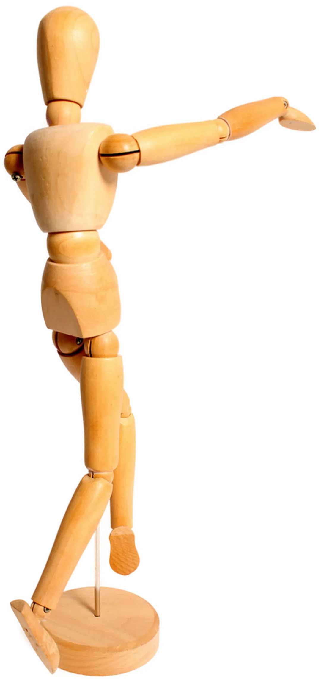  2 Stk. Holz-Gliederpuppen ca. 35 cm | Künstlerpuppen | Bewegliche Gelenke – Bild 2