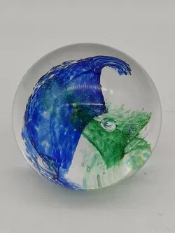 Vintage Briefbeschwerer aus Glas  - Bild 3