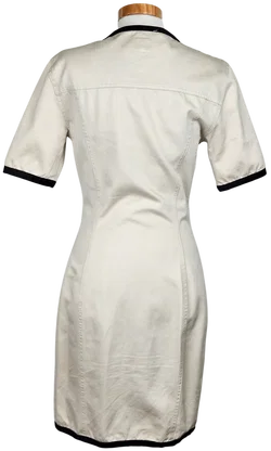 MOSCHINO Jeans Damen Kleid, beige - Gr. M - Bild 4