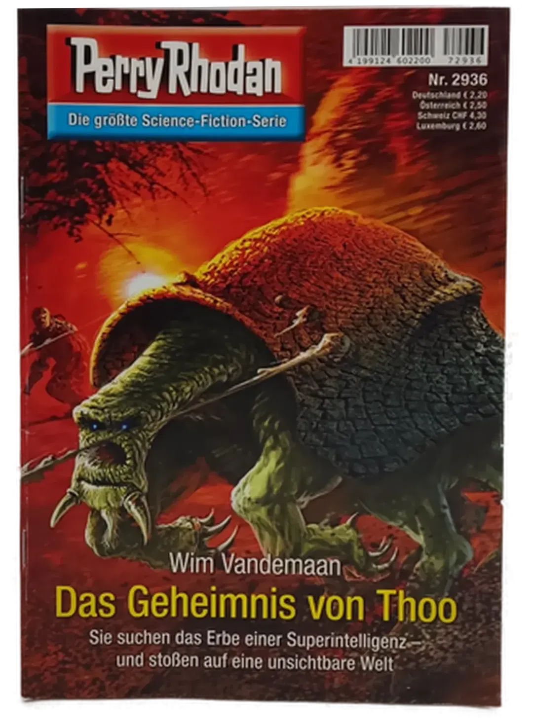 Romanheft Perry Rhodan Das Geheimnis von Thoo Erstauflage Nr.2936 - Bild 2