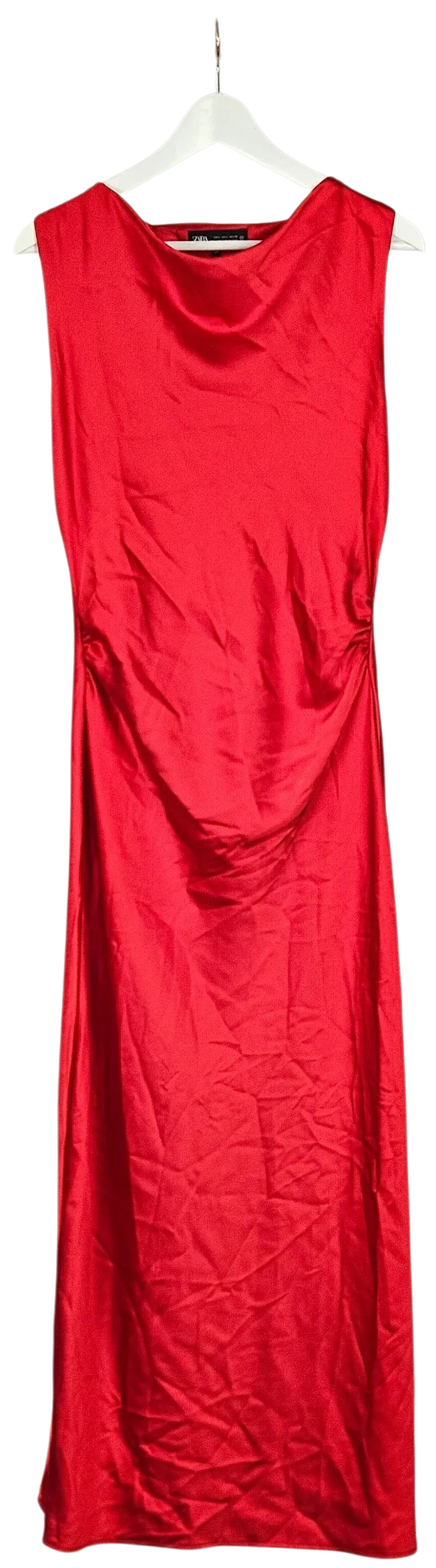 ZARA Damen Maxikleid, rot - Gr. L  - Bild 1