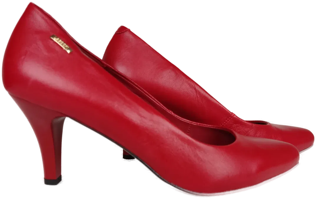 Lasocki Damen Pumps Leder, rot - Gr. 40 - Bild 1
