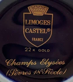 Limoges France - kleine Vase und Kanne Set - Bild 3