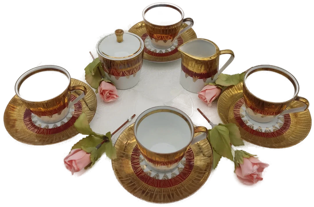 Bavaria Porzellan Kaffeeservice mit Schönheitsfehler | Vintage-Schatz - Bild 1