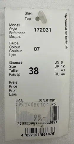 Apriori - Damentop - Gr. 38 - Bild 5