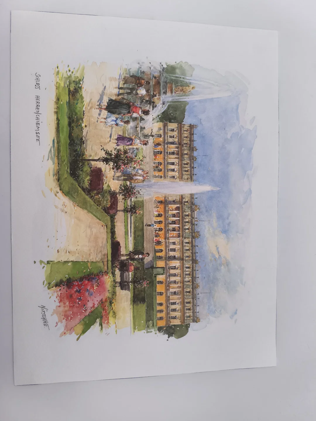 2er - Set Kunstdrucke, Königsschloss Neuschwanstein & Schloss Herrenchiemsee - Detlev Nitschke – Bild 3