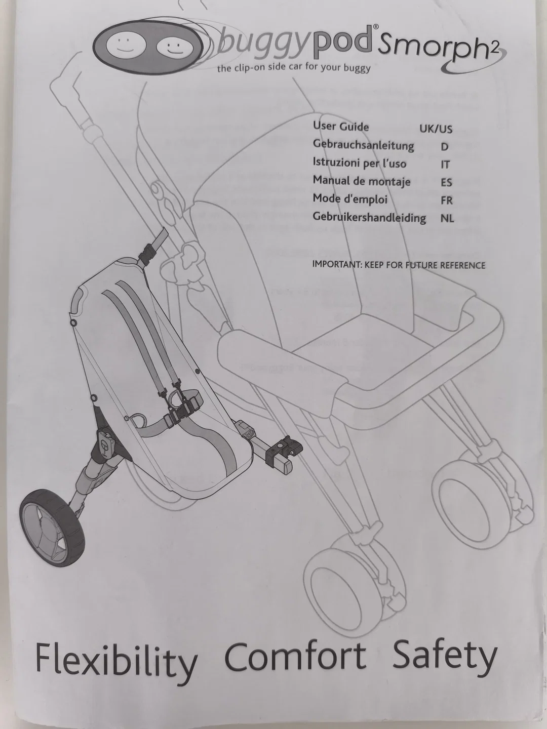 Buggypod Smorph, Erweiterung - 2. Sitz für Buggy – Bild 4
