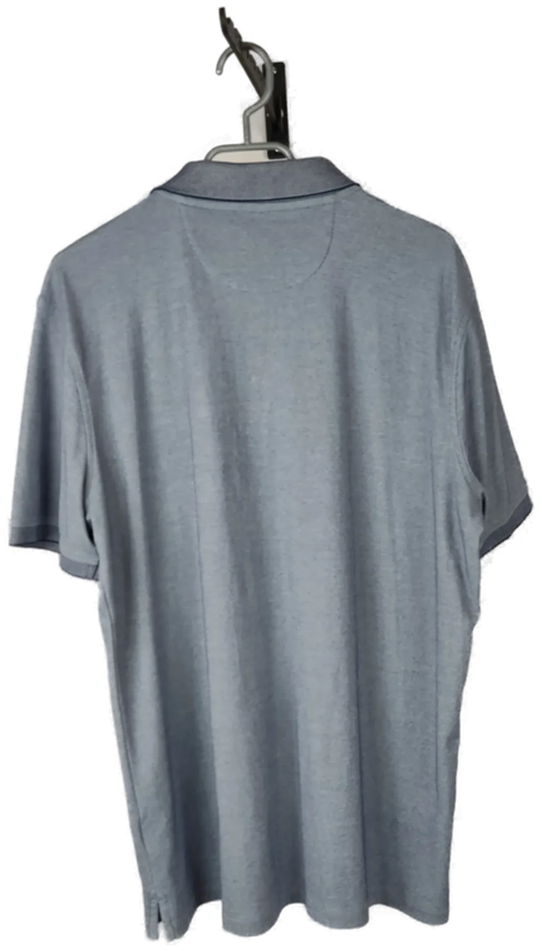 Bugatti Herren Poloshirt Grau Meliert | Zeitloser Regular Fit – Bild 6