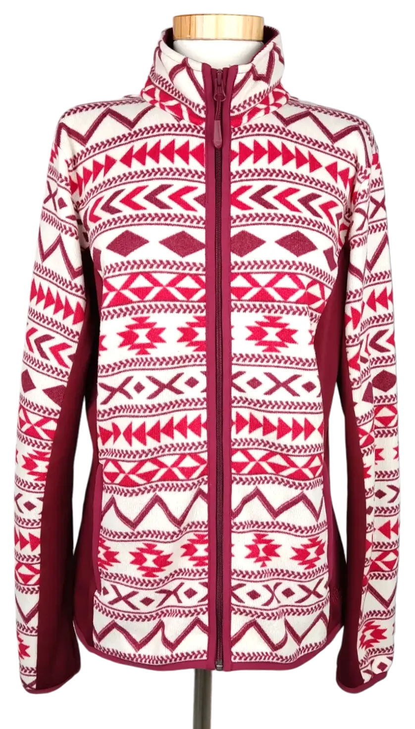 Jack Wolfskin Damen Fleecejacke, rot - Gr. L - Bild 3