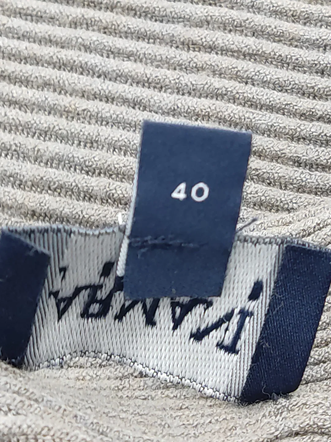 Armani Jeans Damen Strickkleid grau Gr. 40 – Bild 3