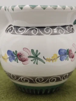 Gmundner Keramik Milchkanne Blumenmotiv | Landhaus-Charme - Bild 5