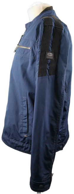 Petrol Herrenjacke Größe 54 in Blau | Herbstlicher Stil – Vorschau 2