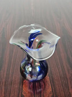 Dekorative Vase aus Glas - 02 - Bild 4