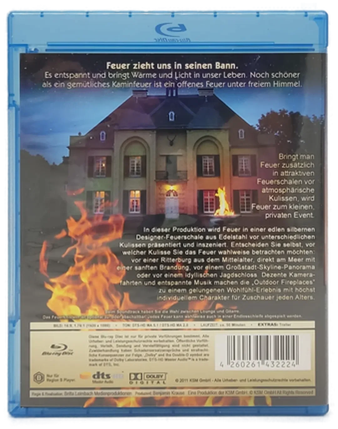 Blu-Ray "Outdoor Fireplaces" Kaminfeuer im Freien – Bild 2