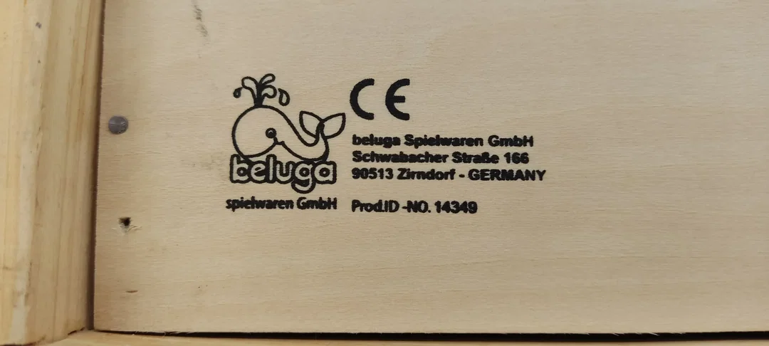 Beluga Nr.14349 Holzlabyrinth mit 1 Kugel / Holzspielzeug / Geschicklichkeitsspiel – Bild 4