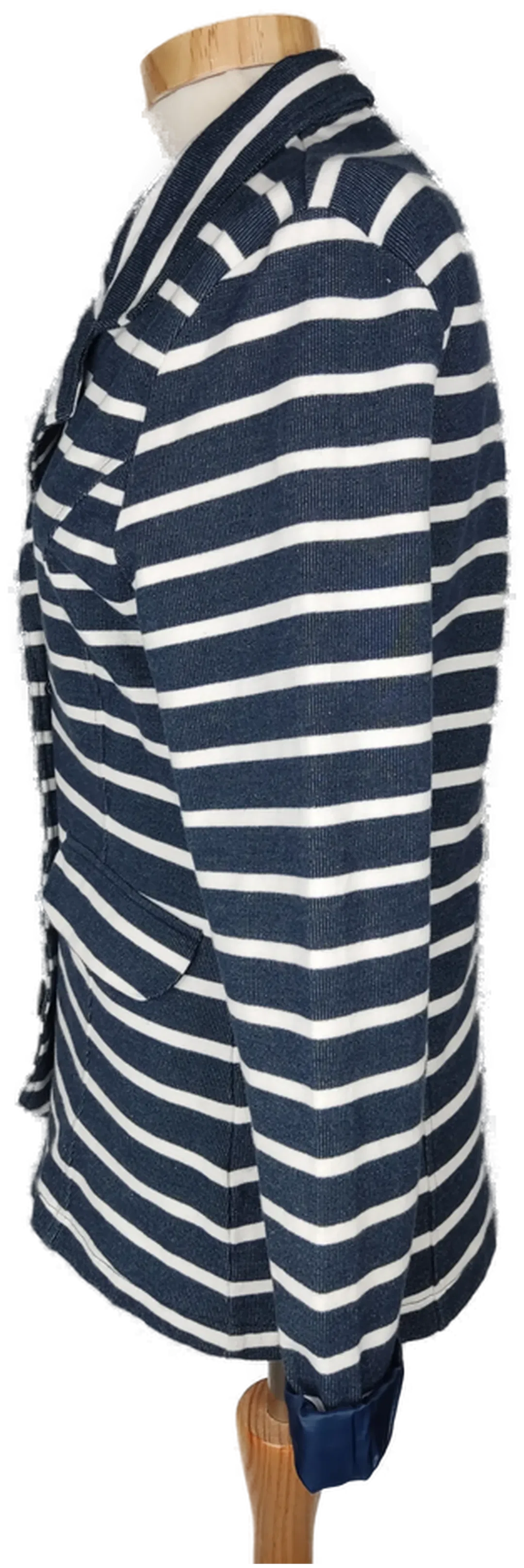blue motion Damen Jerseyblazer blau/weiß gestreift - S 36/38 – Bild 3
