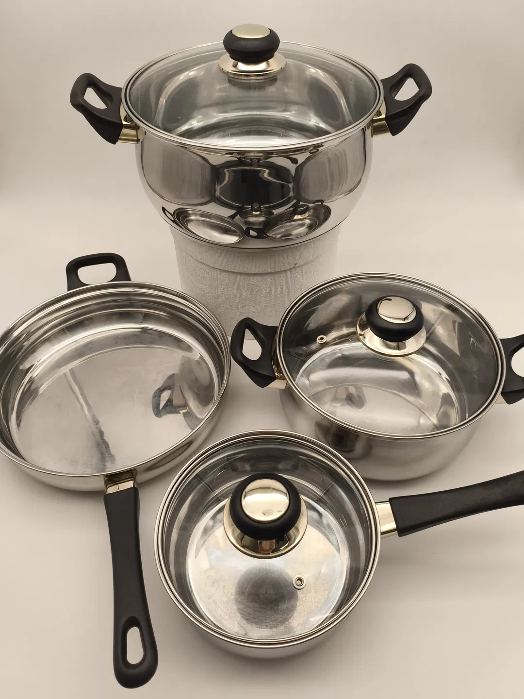  Set Töpfe Edelstahl - Bild 1