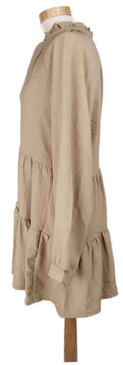 New Collection Damen Minikleid beige - S/M/38 - Bild 3