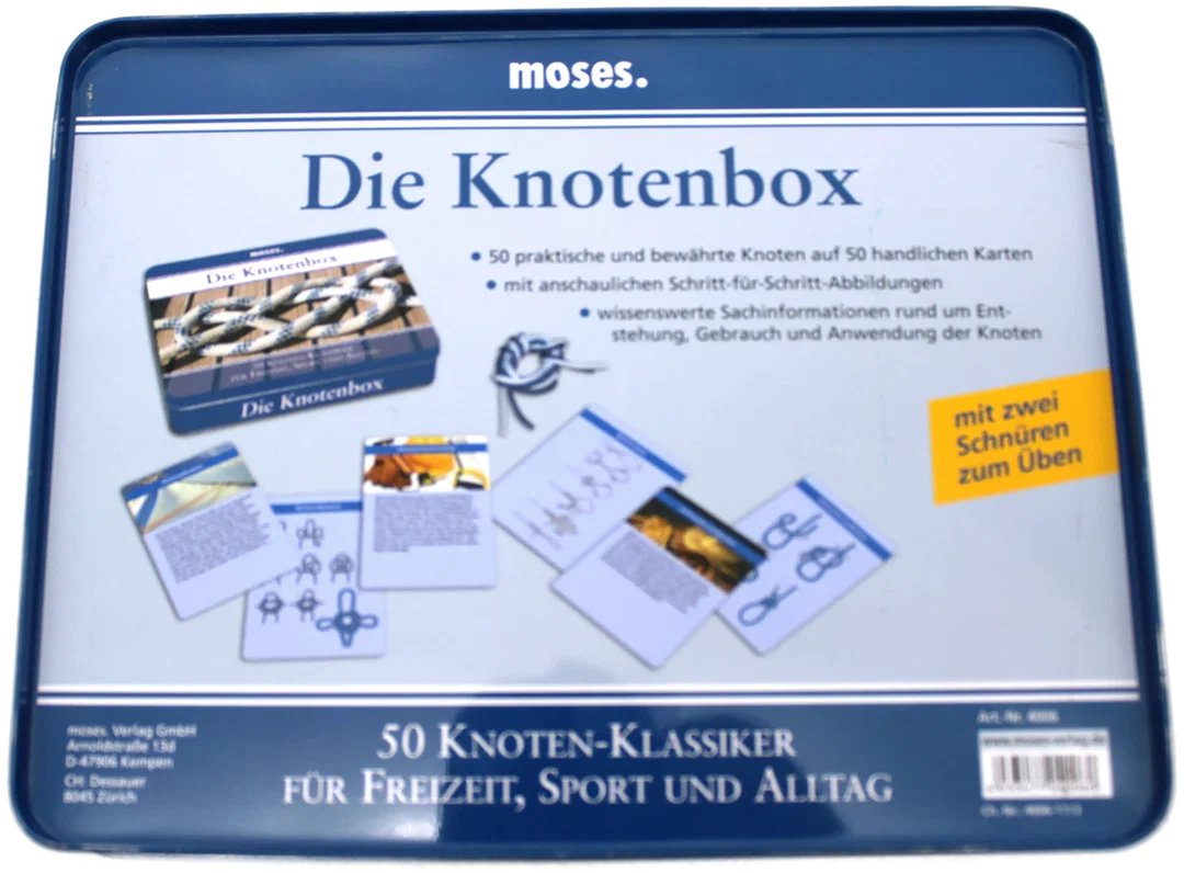 Moses Die Knotenbox: 50 Knoten-Klassiker für Freizeit, Sport und Alltag – Bild 3