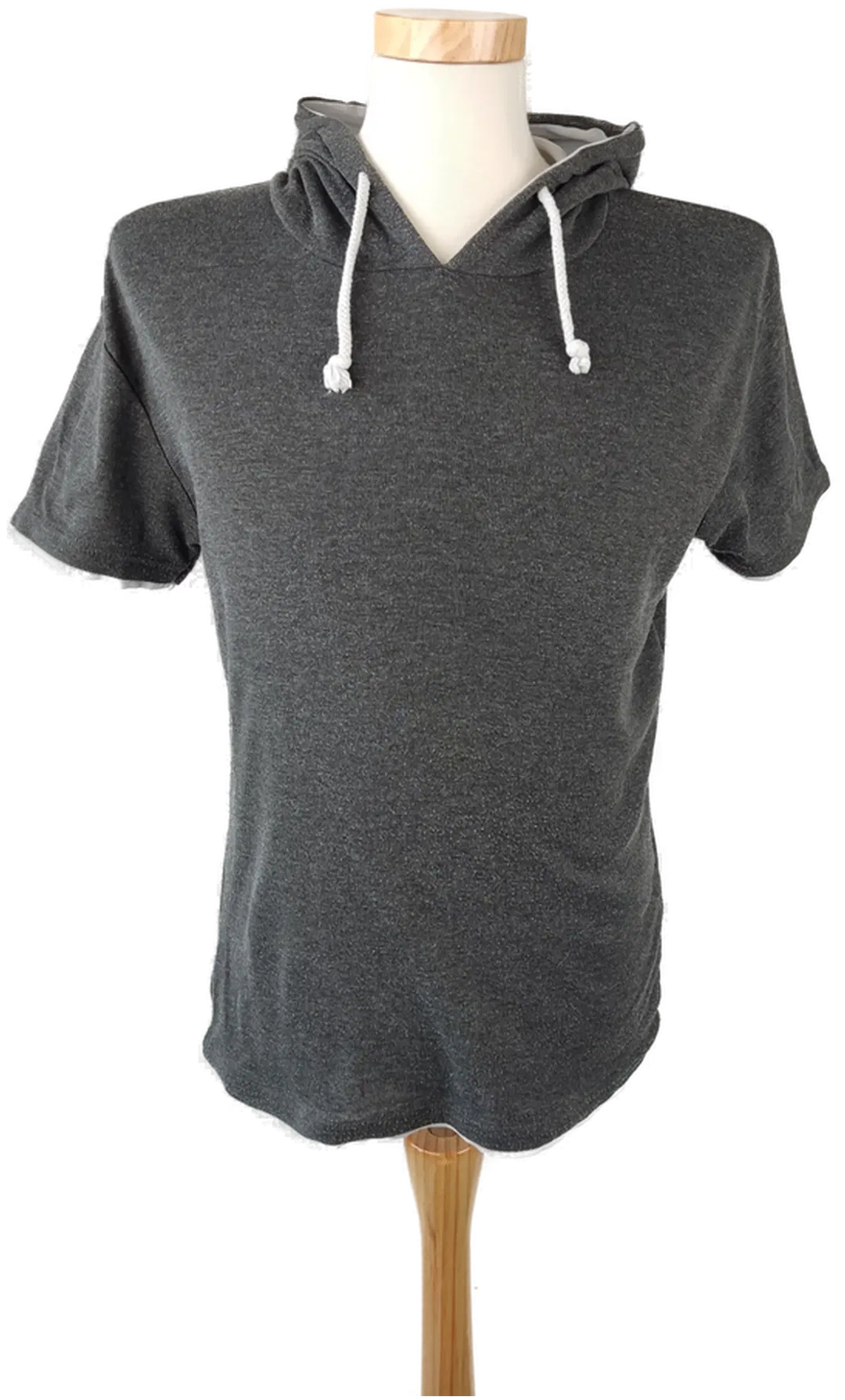 FSBN Herrenshirt mit Kapuze grau - M (Slim fit) - Bild 4