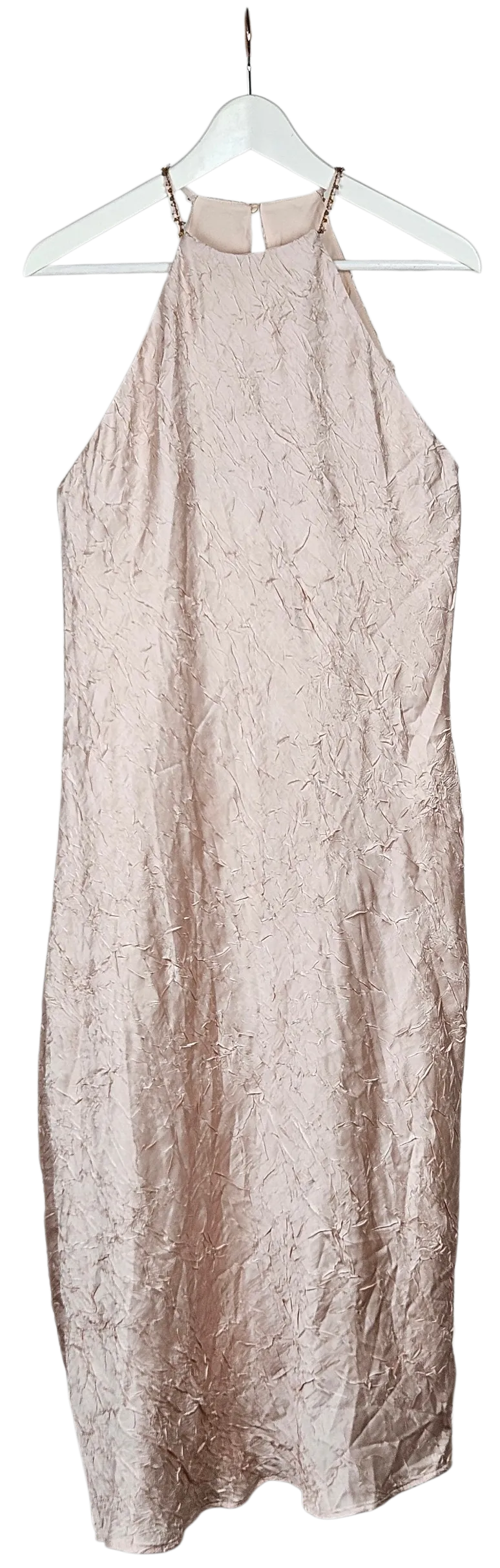 ZARA Damen Maxikleid, beige - Gr. M  - Bild 1