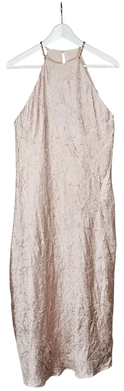 ZARA Damen Maxikleid, beige - Gr. M  - Bild 1