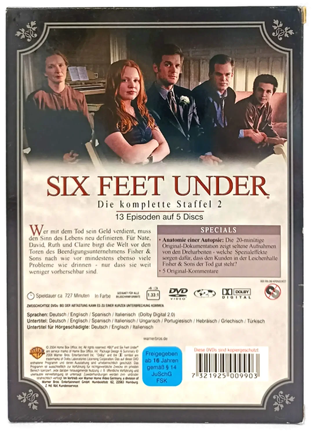 DVD "Six Feet Under – Gestorben wird immer Staffel 2" – Bild 2