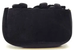 ONLY Samthandtasche schwarz mit geflochtenem Muster  - Bild 3