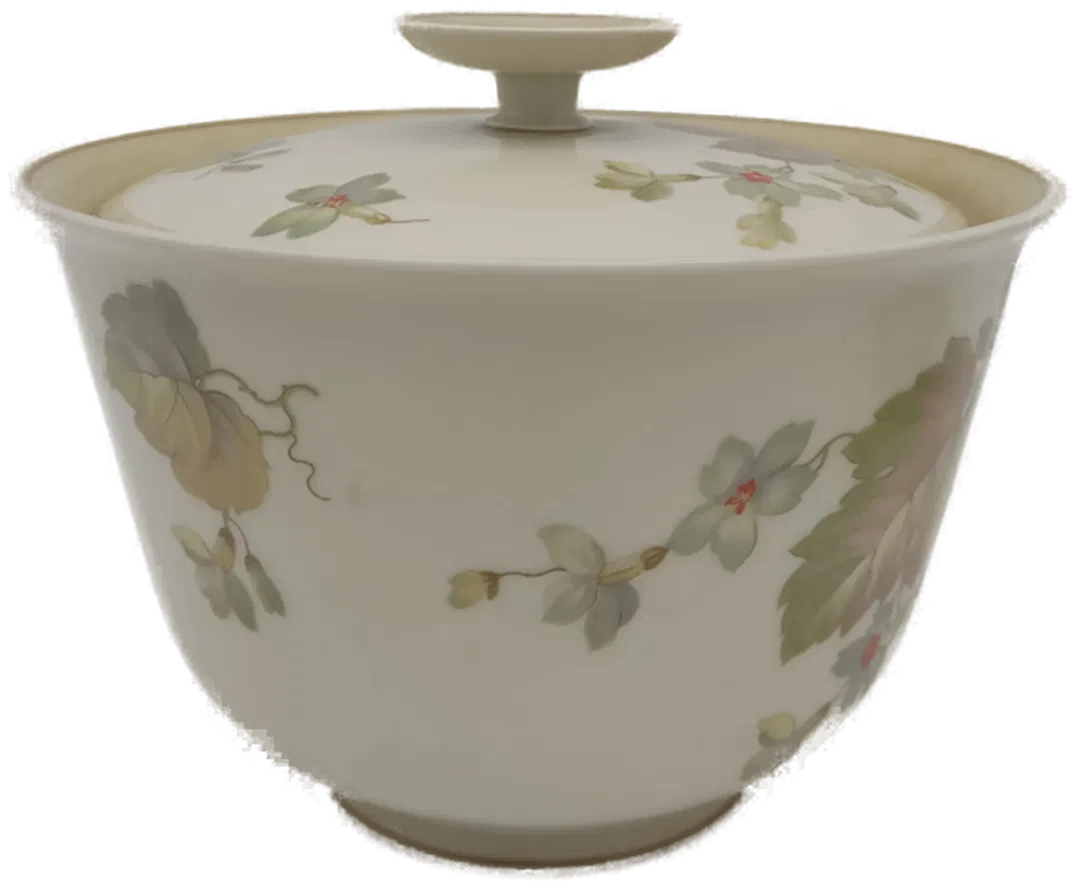 Sorau Carstens Porzellan, Set (Vase und Schale) Blumendekor Vintage - Bild 1