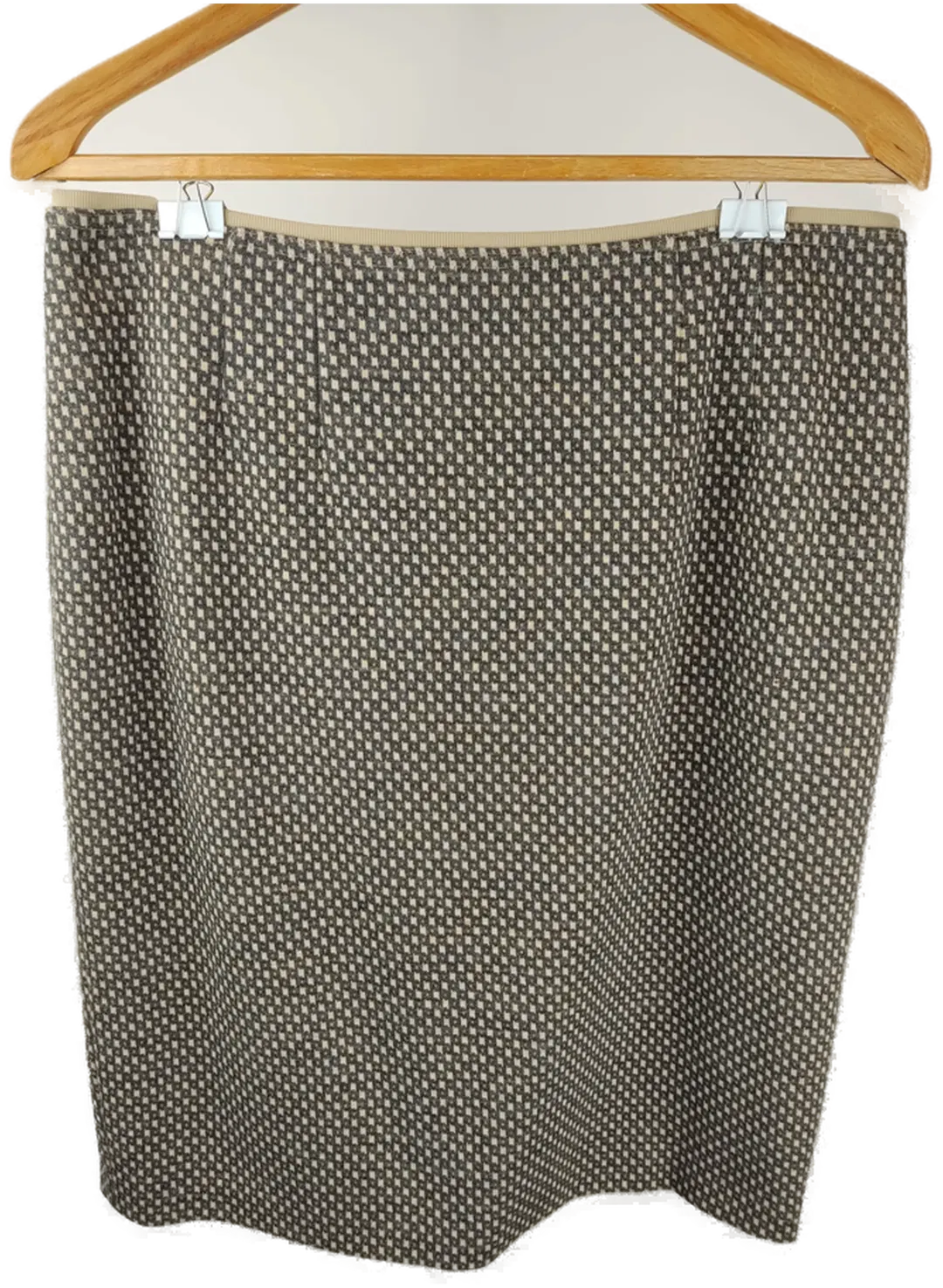Basler Damen Midi Rock grau-grün/beige-  XL/42 - Bild 1