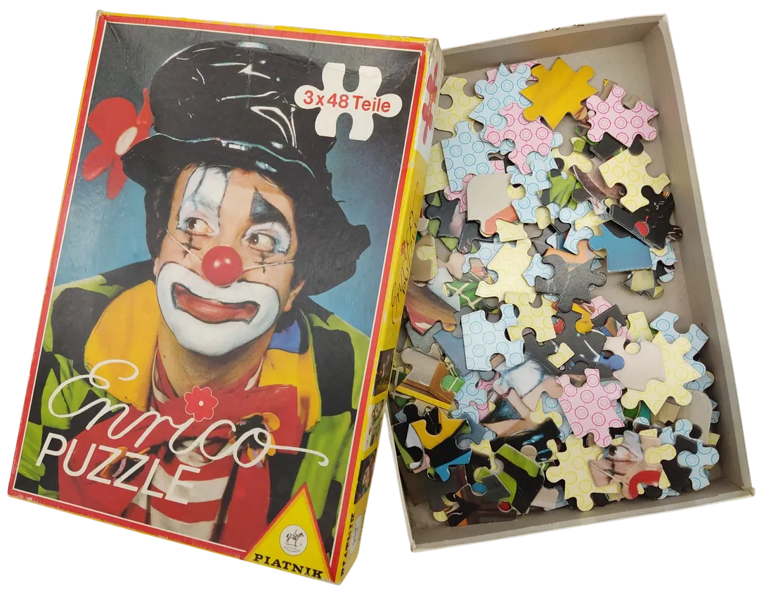 Vintage Enrico PUZZLE - 3 x 48 Teile - Piatnik - Bild 1