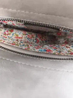 Mandoline, Handtasche rund, grau - Bild 3