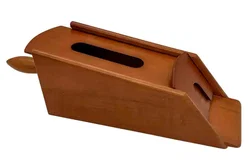 Vintage Kartenschlitten Dealer Shoe aus Holz – Blackjack Poker Kartengeber - Bild 1