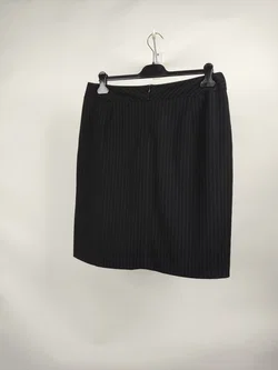 Yfa Collection Damenrock Midi schwarz-weißer Nadelstreif - XXL/44 – Vorschau 2