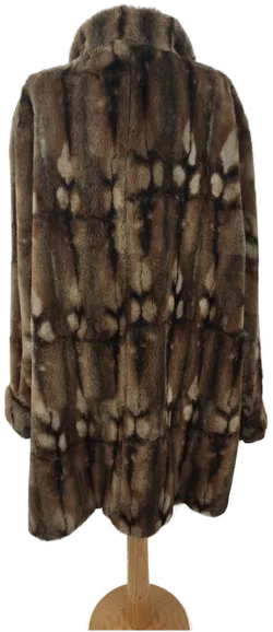 Ulla Popken Damen Kunstpelz Mantel - Größe 42/44 - Bild 2