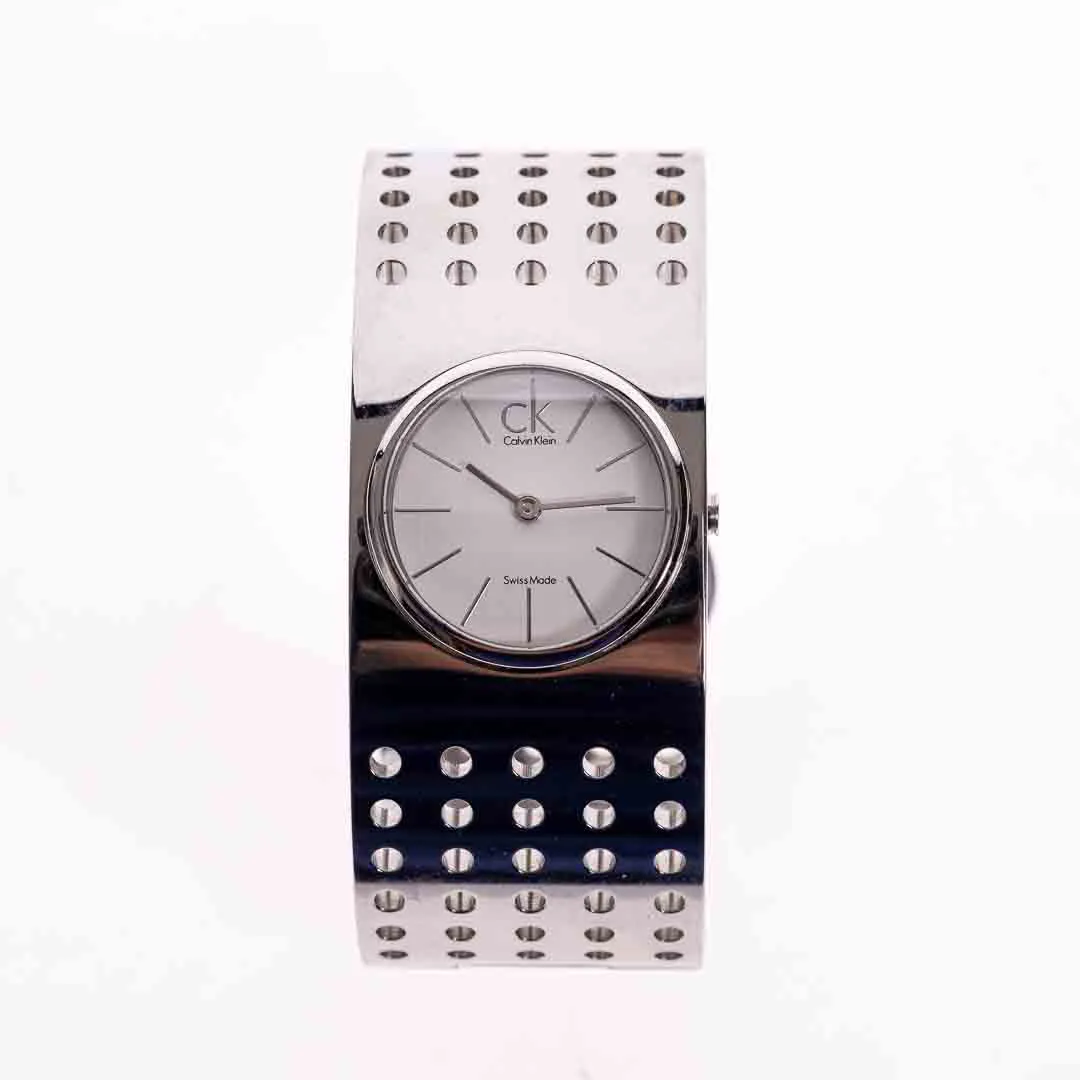 Calvin Klein Damen-Armbanduhr XS Oasis Analog Edelstahl  – Bild 3