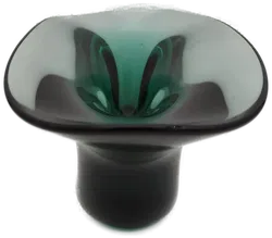 Massive Glas-Schale in strahlendem Grün - Bild 5