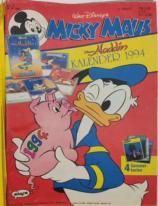 Micky Maus Sammelmappe 1 /Jahr 1993 - Hefte 1-26 - Walt Disneys - Bild 4