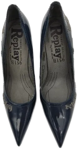 Replay Damen Pumps dunkelblau Gr. 37 - Bild 5