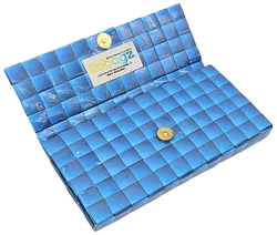 Rebagz Upcycling Damen Geldbörse - dunkelblau - Bild 1