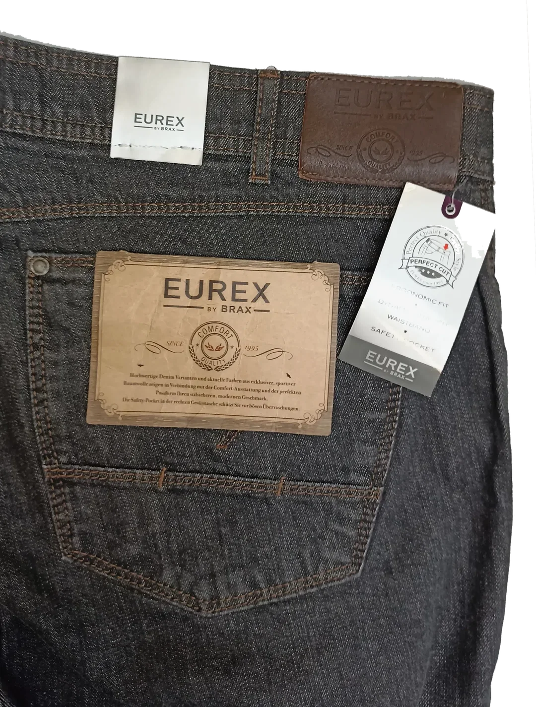 Eurex by Brax Herren Jeans dunkelgrau Gr. 28U – Bild 3