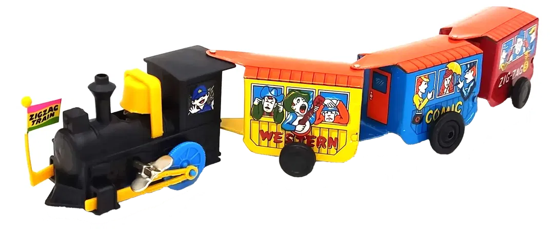 Zig Zag Comic Express Aufziehspielzeug  - Bild 4