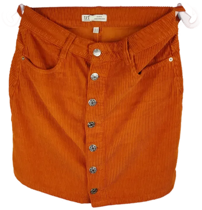 Zara Damen Minirock orange - XS/34 - Bild 1