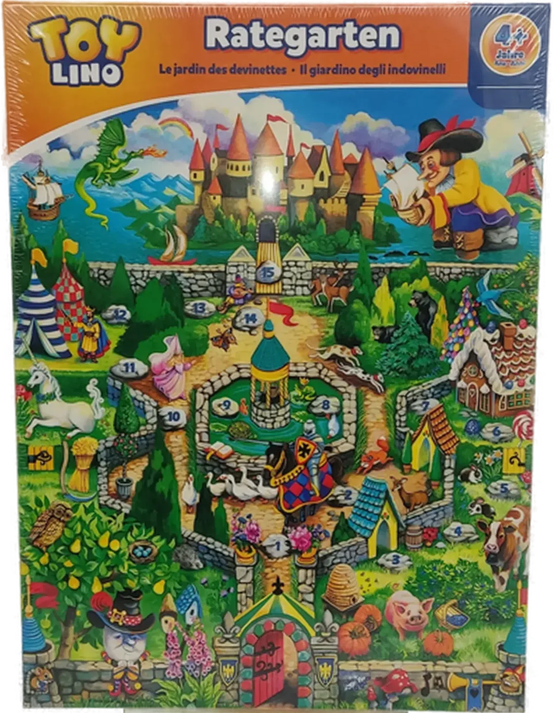 Toy Lino Gesllschaftsspiel/Brettspiel Rategarten 