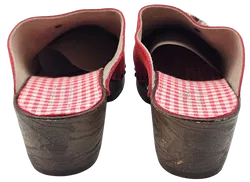 Alpenglück Damen Clog, rot/braun - Gr. 40 - Bild 5