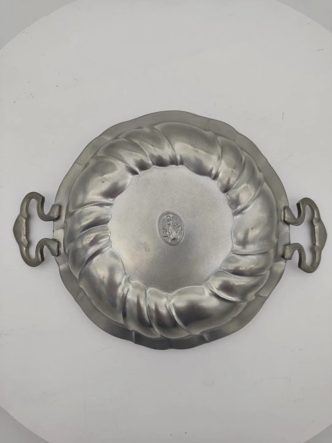 Vintage Zinnschale  Ø 17 cm, sehr guter Zustand – Bild 3