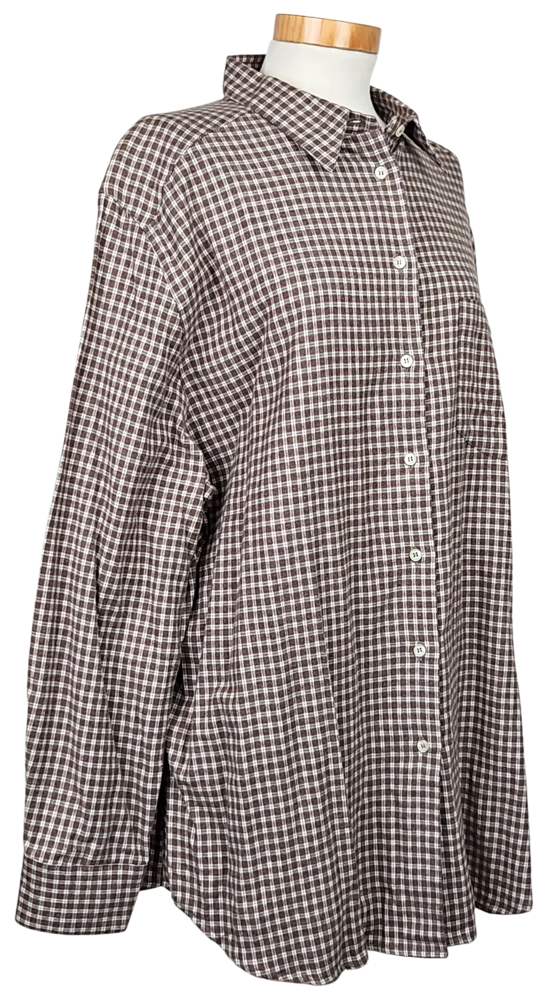 Mauro Aureli Vintage Damen Hemd, kariert - Gr. XXXL / 46 – Bild 2