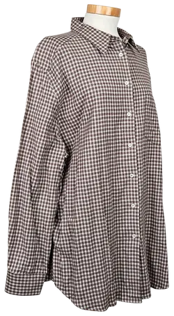 Mauro Aureli Vintage Damen Hemd, grün - Gr. 46 - Bild 2